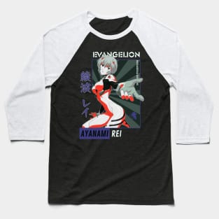 Rei Ayanami Retro Art V3 | IKIGAISEKAI Baseball T-Shirt